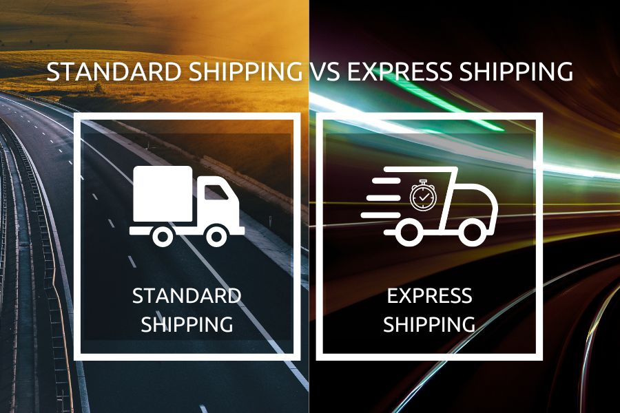 standard and express shipping tracks