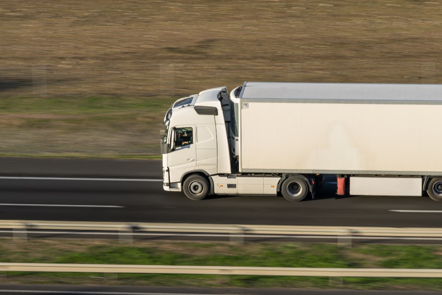 Truck transportation of international shipment