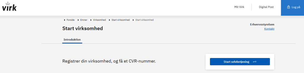 Virk Company Registration Page Virk Company Registration Page