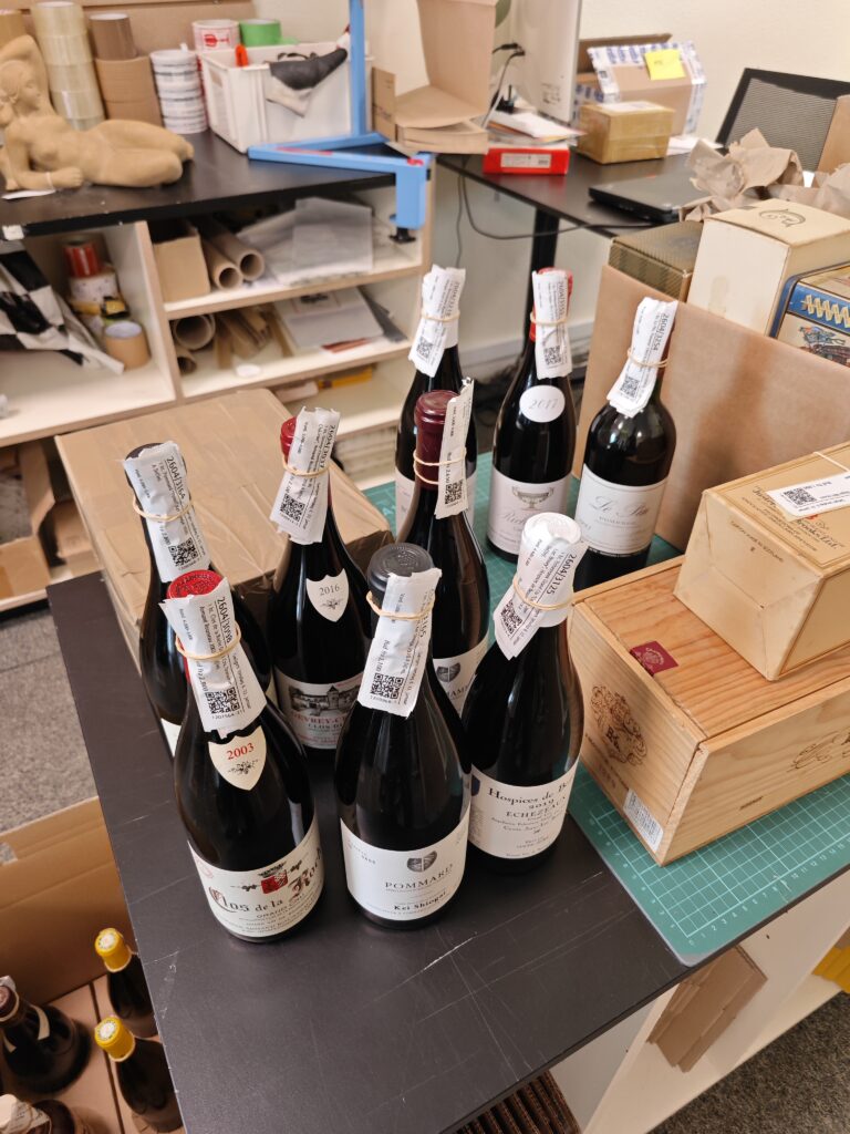 Vintage wine auction house