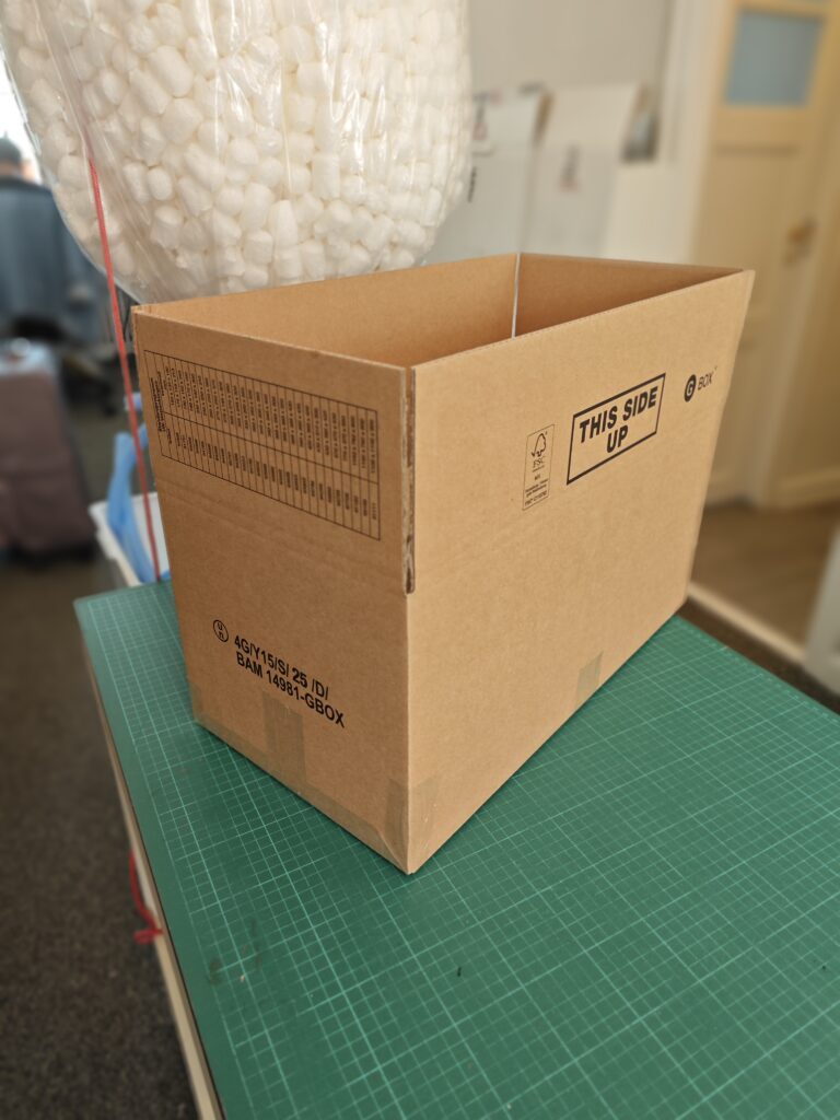UN certified box for dangerous goods